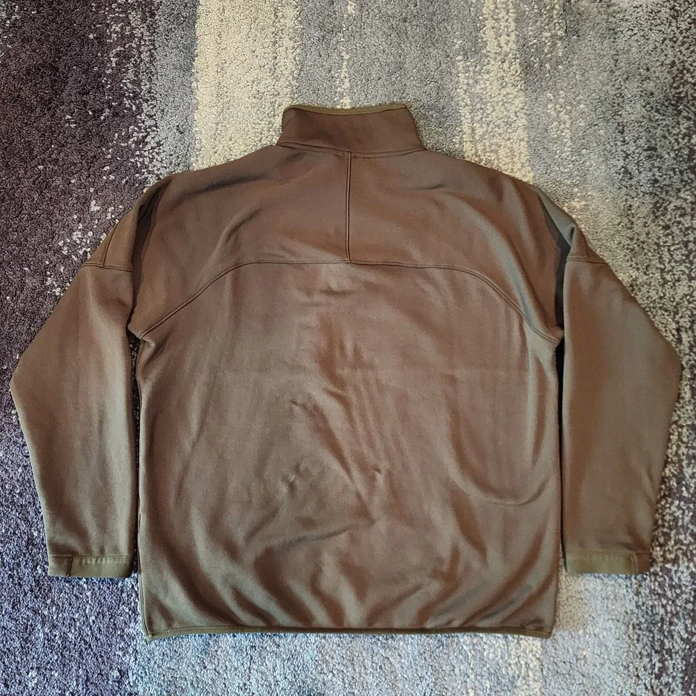 The North Face Pullover Green Canyonlands Fleece 1/2 Zip Up - Men Size XL
